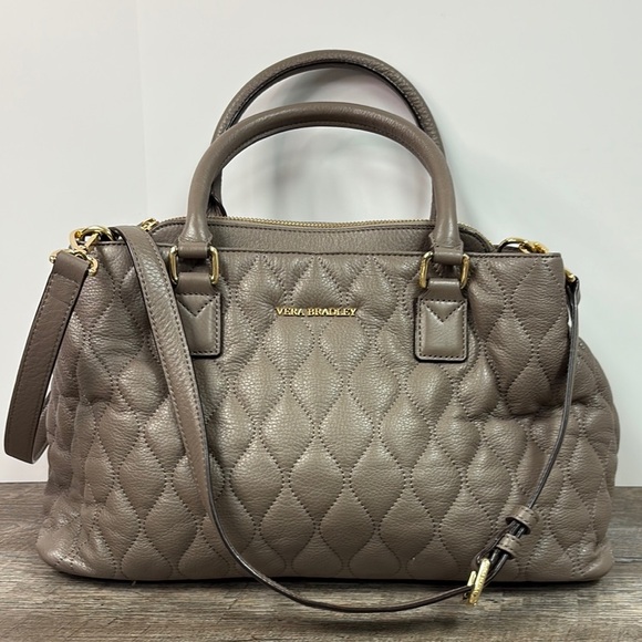 Vera Bradley Quilted EMMA Satchel - Picture 1 of 12